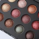 1X(Ucanbe Hot Metallic 12 Colors Baked Eyeshadow Makeup Palette Natural Gli