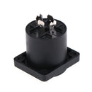 2x Speakon female jack audio speaker cable 4Pole panel chassis socket connect TO
