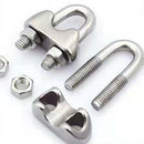 Brand New Stainless Steel 13MM Strong Wire Rope Clip Clamp U Bolt Fastener