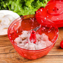 Manual Food Chopper Fruit Vegetable Cutter Meat Grater Nuts Grinder Mincer