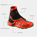 Aonijie Outdoor Unisex High Trail Reflective Gaiters Protective Sandproof S E7V6
