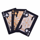 Waterproof Plastic Playing Card Game Black Poker Cards Waterproof  Poker GaSEAU