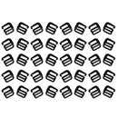 40pcs 1inch G Hook Webbing Buckle Quick Release for Backpack Strap Belt Webbing