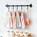 4pcs Bathroom Kitchen Hanging Hand Towel Dish Washing Towels Dishcloth YZP