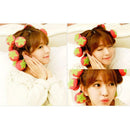 6pcs Rollers Curlers Strawberry Balls Hair Care Soft Sponge Lovely DIY Tool G8