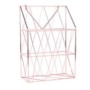 Nordic Style Wall Hanging Storage Basket Metal Iron Books Magazine Newspape