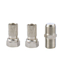 For extending WF65 twin satellite cables, Kit contains 4 F-type connectors  M5U2