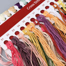 Stamped Cross Stitch Kit Embroidery Kit - Rose Garland Pattern, 14CT, 45x45cm