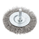 2 X Wire Wheel Flat Brush Cleaner Polishing Rotary