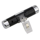 Air Outlet Clip Type Auto Car Electronic Clock Temperature Meter Thermometer