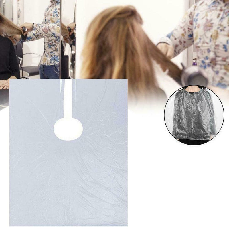 1pc Disposable Haircut Apron Home Hair Dyeing Hair Dye Shawl