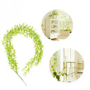 Artificial Simulation Weeping Willow Wall Hanging Garden Decor New T6F1