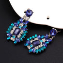 Boho Chic Big Drop Earrings Accessories Crystal Dangle Stud Earrings Jewelry MO