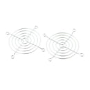 2Pcs 8cm Computer PC Case Fan Grill Protector Metal Finger Guard Parts JT JR