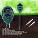 3-in-1 Soil Moisture Meter, Light and PH acidity Tester Plant Tester Indoor
