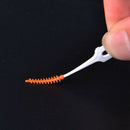 80pcs/Box Elastic massage the gums between the teeth brushing teeth brushin