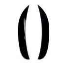 Black Front Bumper Grille Fog Light Trim Cover for Benz C Class W205 S205