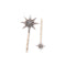 New Popualr Crystal Moon Star Rhinestone Hairpin Hair Clip Jewelry Gift