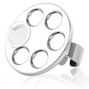 Stainless Steel Color Display Palette Pallet False Nail Art Gel Polish Varn