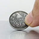 24mm Commemorative Coin Myanmar Peacock  Medallion Art Collection Gifts for Boys