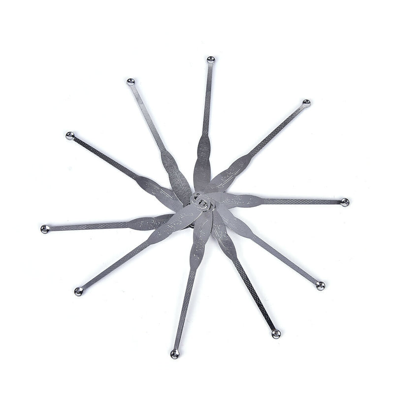 10pcs Ear Cleaner Cleaning Earpick Curette Earwax Removal Beauty Tool Accesso Nw