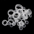22 Pieces Silicone Fishing Rods Guides Rod Repair Kit DIY Rod Tip Eye Rings