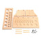 Practical Holder Organizer Wooden Multifunction Leather Tools Storage Rack DIY