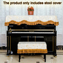 Plush Piano Stool Chair Covers for Solo Pianos Bench Yellow Color