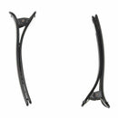 10X Clamp Plastic Hair Clamp Black Color O7D1