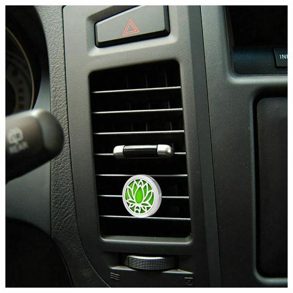 Car Air Freshener Aromatherapy Essential Oil Diffuser - Lotus Stainless 316 R6O5