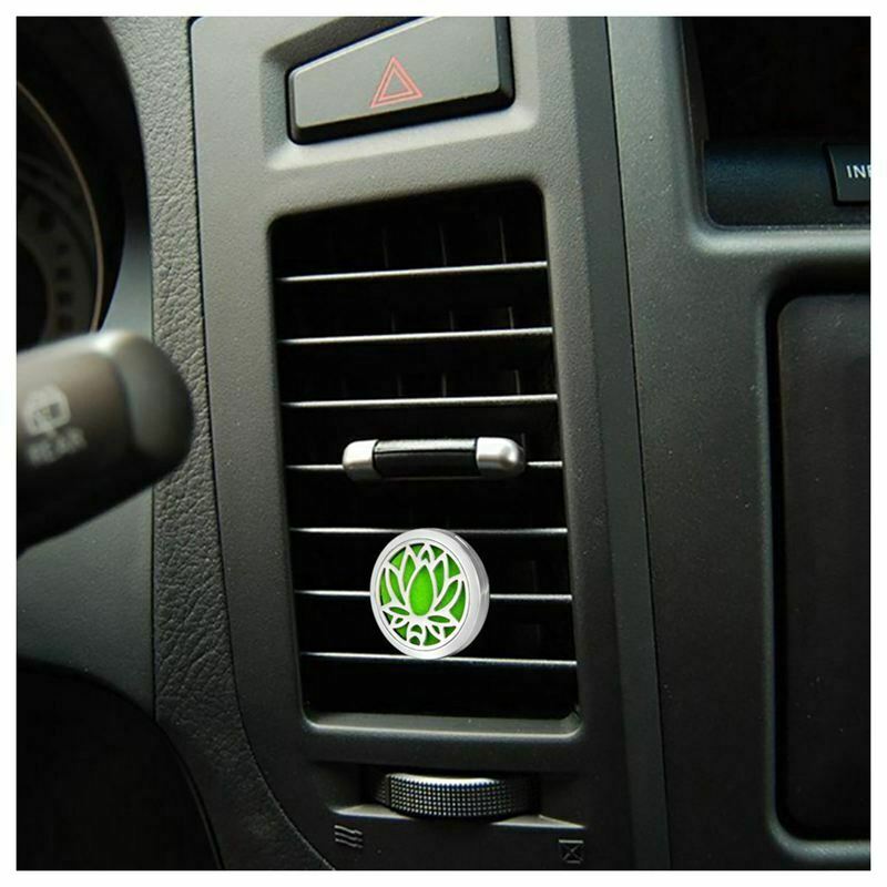 Car Air Freshener Aromatherapy Essential Oil Diffuser - Lotus Stainless 316 R6O5
