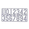 beehive plastic card number sign frame marking board beekeeping