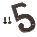 5 &6 Heavy Duty Wrought Iron House Address Number Digits for Door Sign