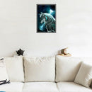 DIY 5D Diamond Embroidery Night Wolf Painting Rhinestone Cross Stitch Home  E1P1
