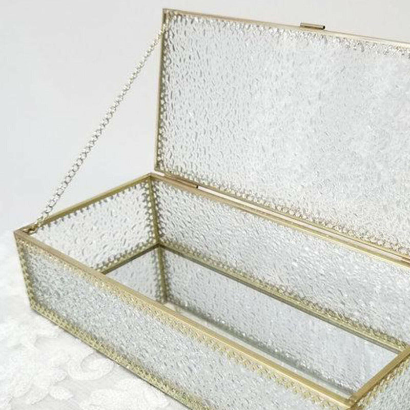 Desk Jewelry Organizer Holder Cosmetics Makeups Keepsake Display Box Gift