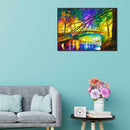 5D DIY Full Drill Diamond Painting Colorful View Cross Stitch Embroidery