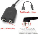 For Baofeng BF-9700 GT-3WP A-58 UV-XR UV-5S Walkie Talkie Audio Cable Cord Line