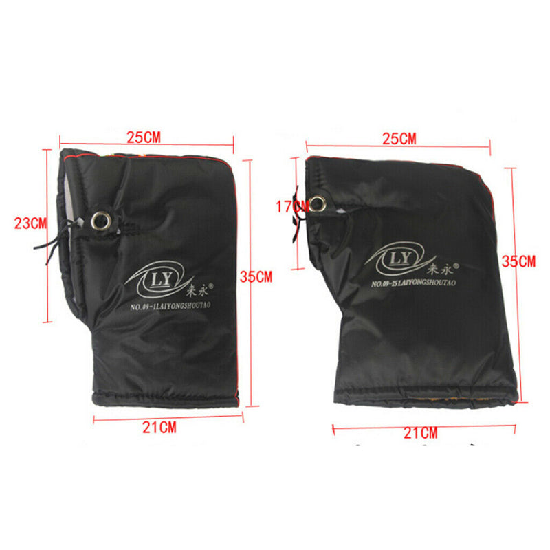 Winter Cycling  Handlebar Gloves Waterproof Warm Muffs Waterproof
