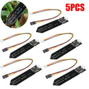 5PCS Analog Capacitive Soil Moisture Sensor V1.2 Corrosion Resistant &Cable Wire