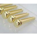 Set/6pcs Golden Brass Bridge Pins for Acoustic Guitar Strings High Quality