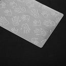 1pc Palm Handprint Plastic Embossing Folder Template For Scrapbooking DIY