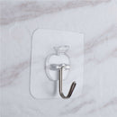 5pcs strong transparent suction cup sucker wall hooks hanger for bathroom FU