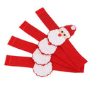 8Pcs Christmas Santa Napkin Rings Serviette Holder Dinner Table Party Decor