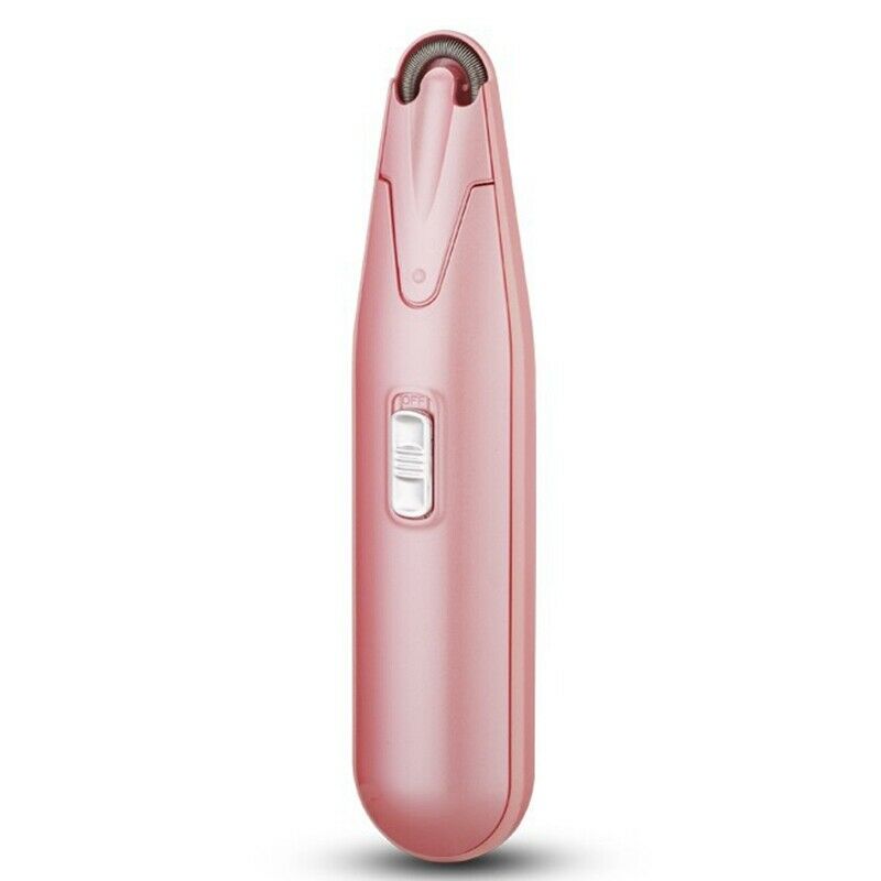 Pink Electric Body Hair Removal Press Epilator Permanent Shaving for Women  K9O3