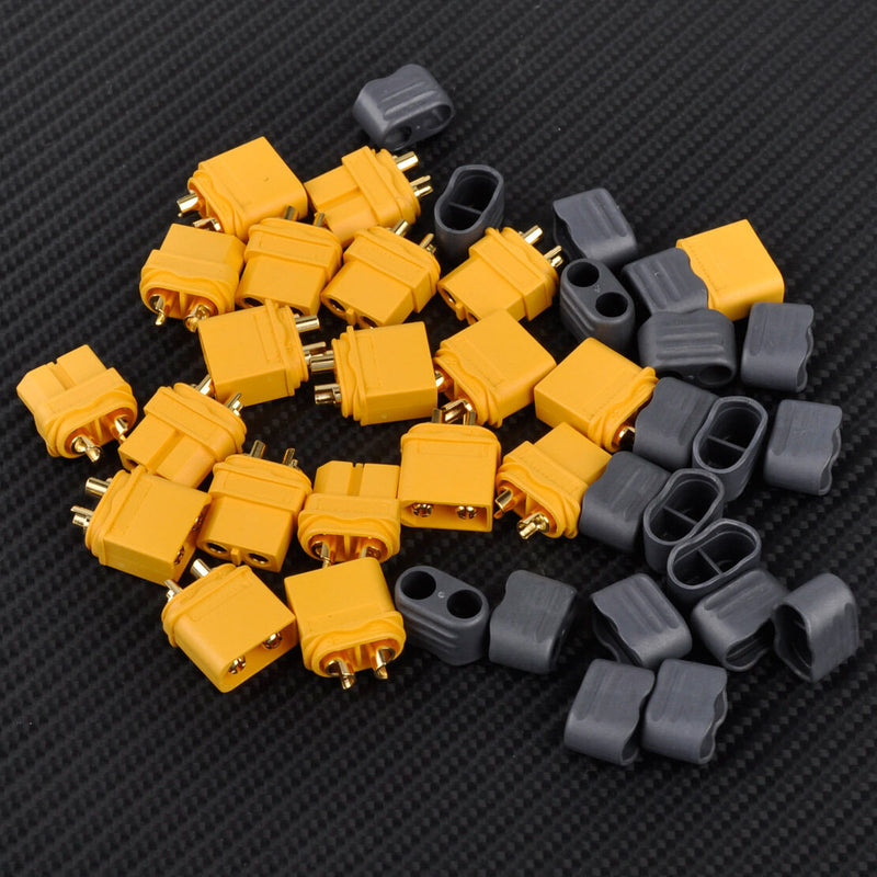 10Pairs XT60 Male & Female Bullet Connectors with Plugs fit for RC Lipo Battery