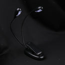 Novelty LED Clip-on Music Stand Lamp Light Reading Light Illumination 4 LED