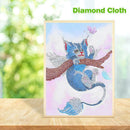 5D DIY Special-shaped Diamond Painting Animal Cross Stitch Kit (H120 Cat)
