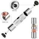 2 In 1 Salt And Pepper Grinder Set,Stainless Steel Salt Grinder With Adjust