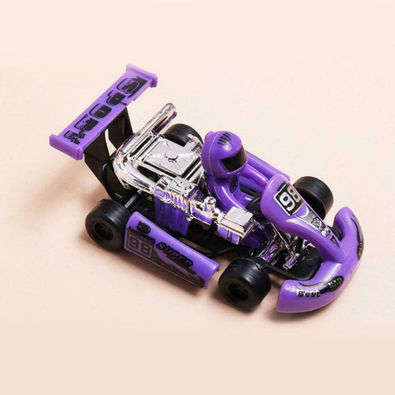 Mini Car Children Racing Car Cartoon Pull Back Kart Toys For Children