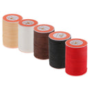 5pcs 55M 0.8mm Round Waxed Thread Wax String Leather Sewing Stitching Craft